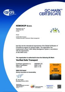ISO 39001 certifikat